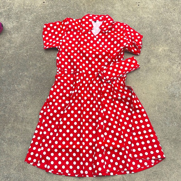 Dresses & Skirts - 80’s short sleeve red and white sundress
